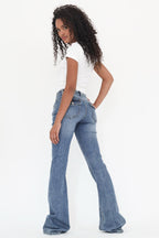 "Flared" jeans dark blue tall