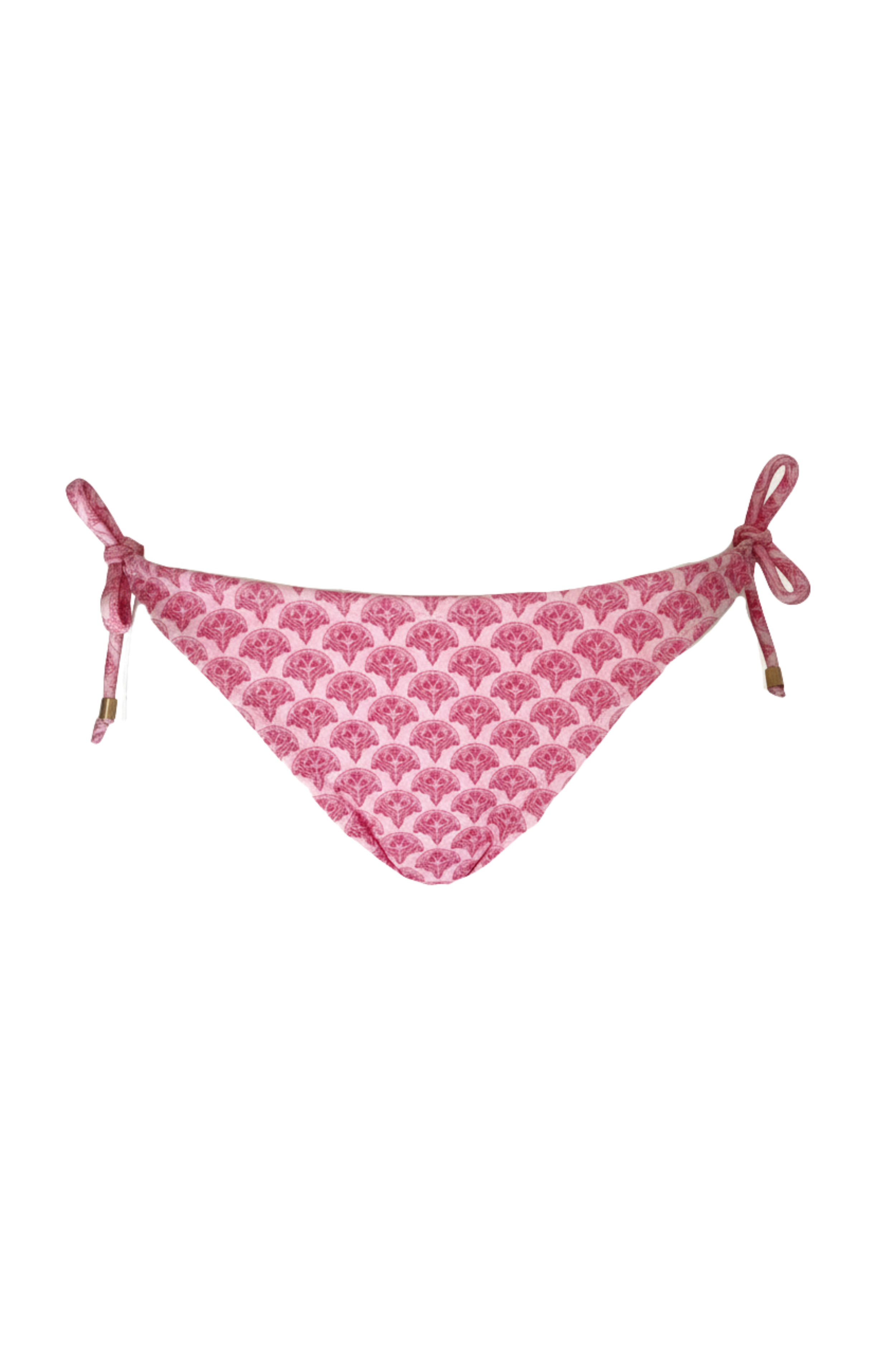 "Bloomy" tied bikini bottom pink