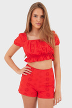 "Cherry" top red