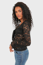 "Olive" top black