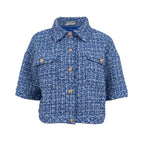 "Tweed" jacket blue