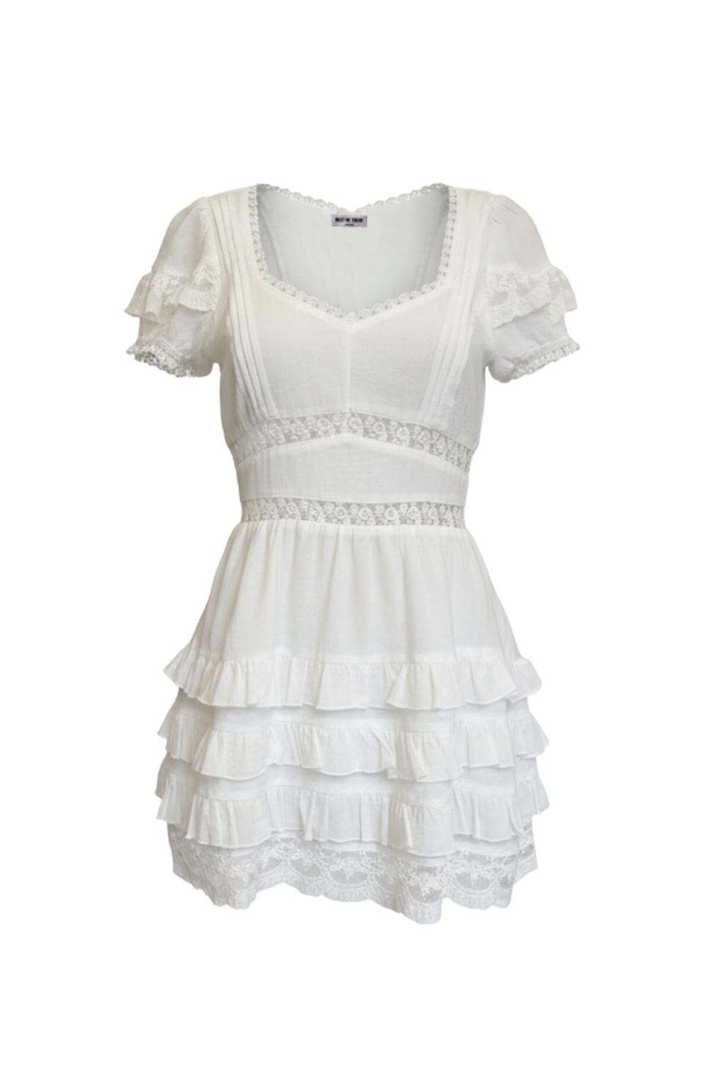 "Lila" dress white