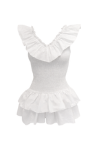 "Sol" dress white