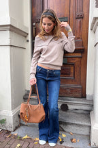 "Hannah" sweater taupe