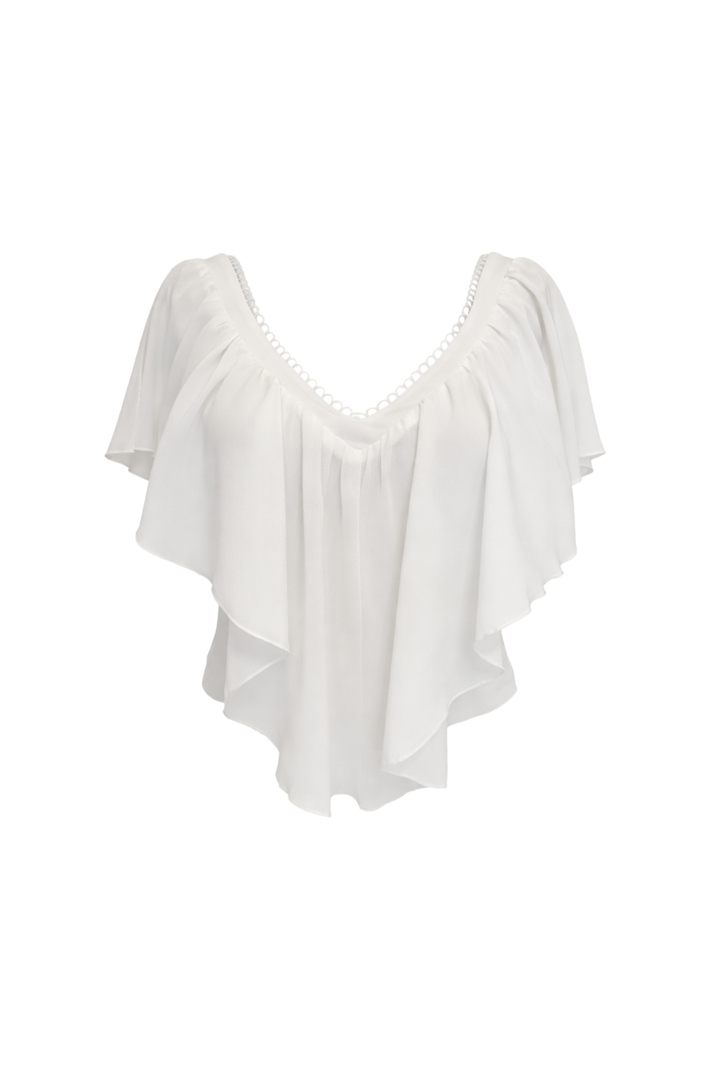 "Vera" top white