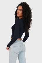 "Muse" top navy