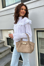 "May" blouse white