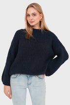 "Ame" sweater navy