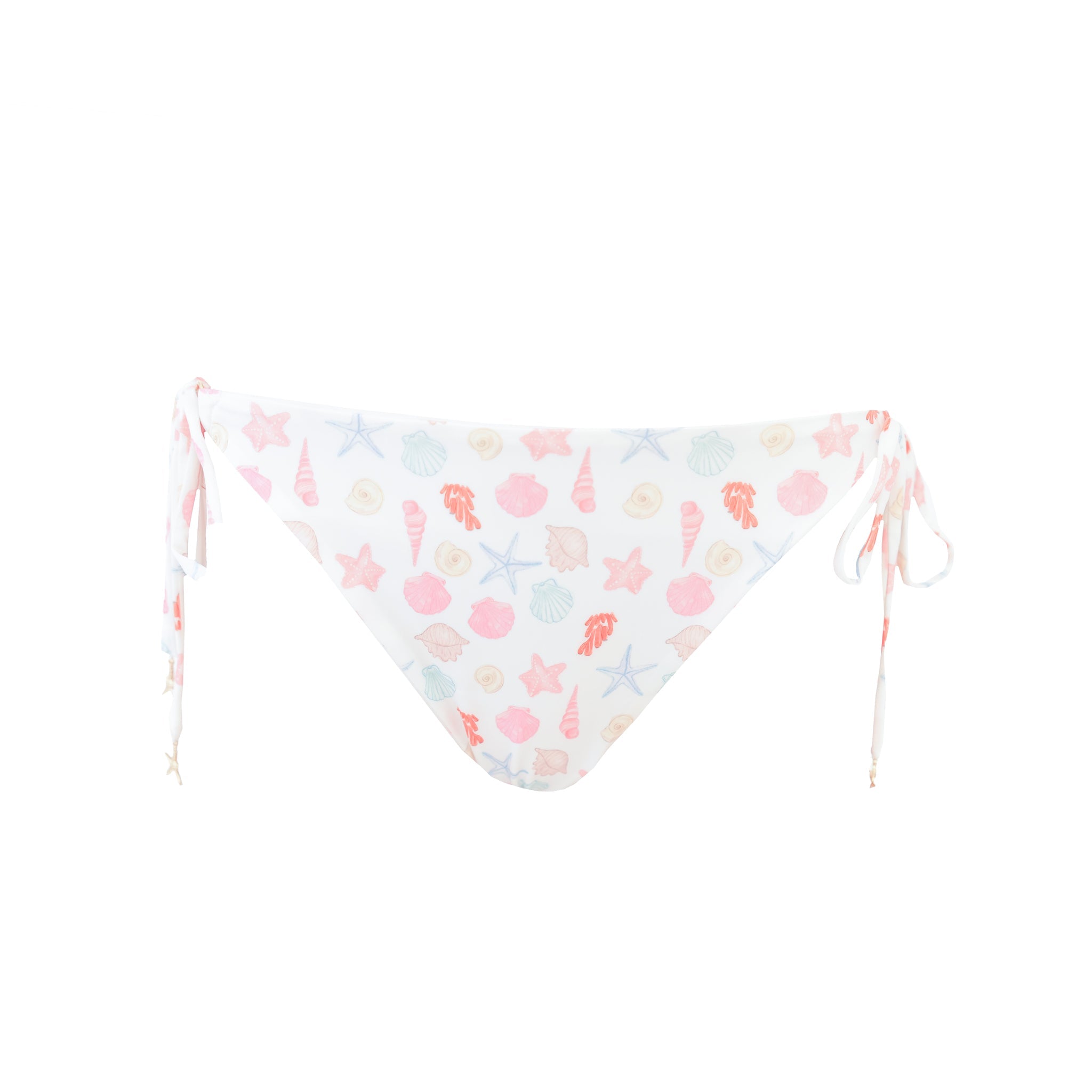 "Seashell" tied bikini bottom