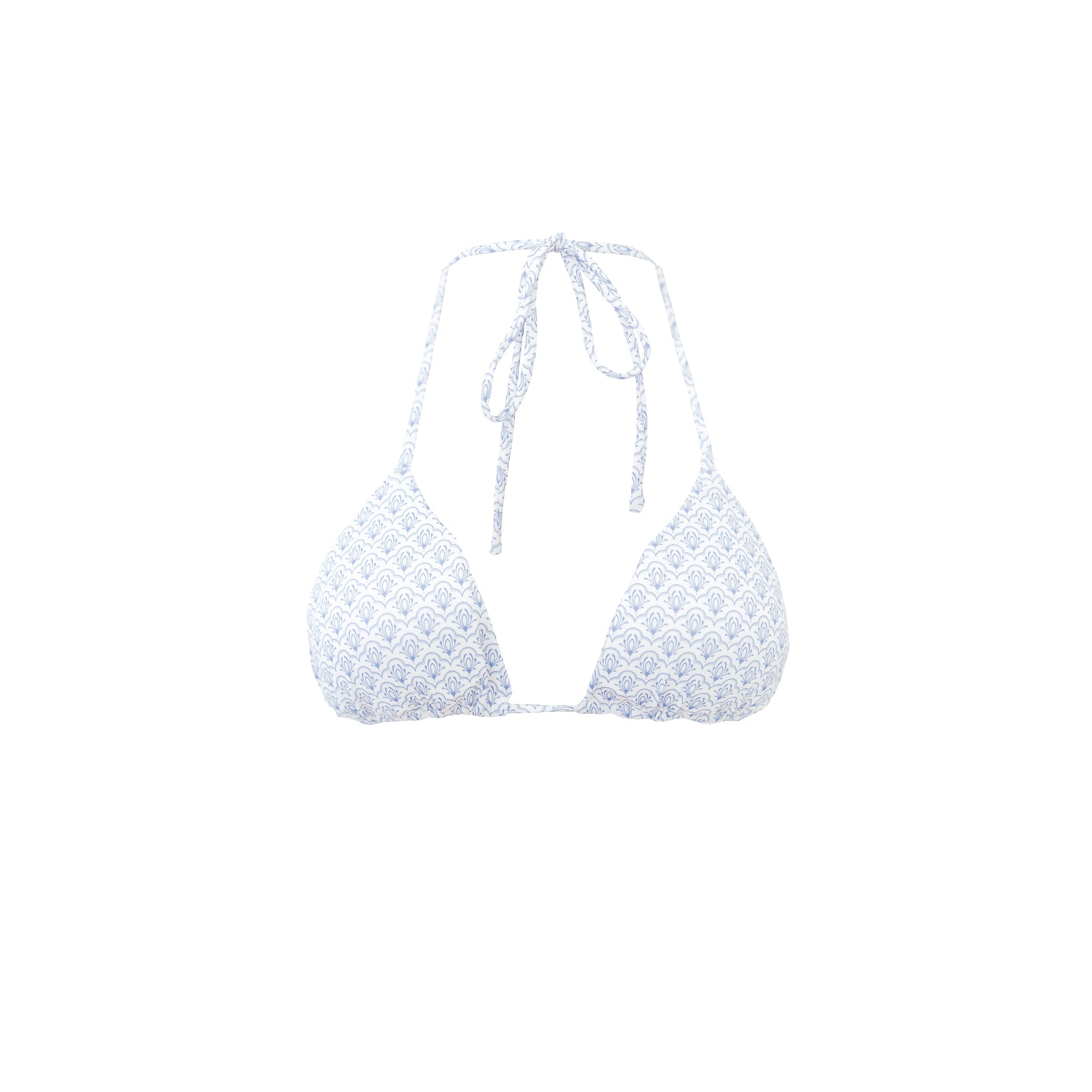 "Amalfi" bikini top blue