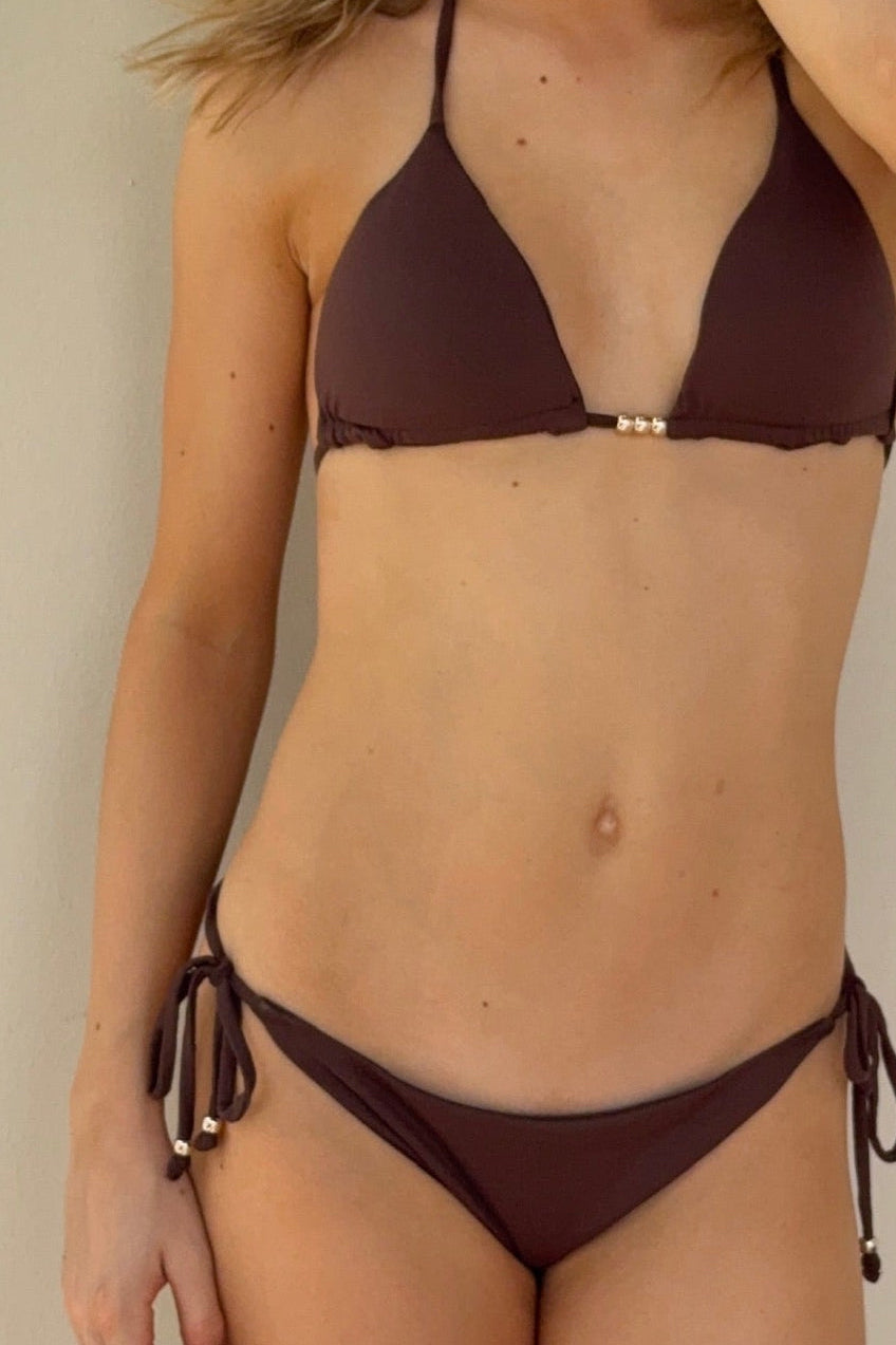 "Desert" bikini top brown