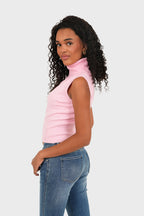 "Casual" top light pink