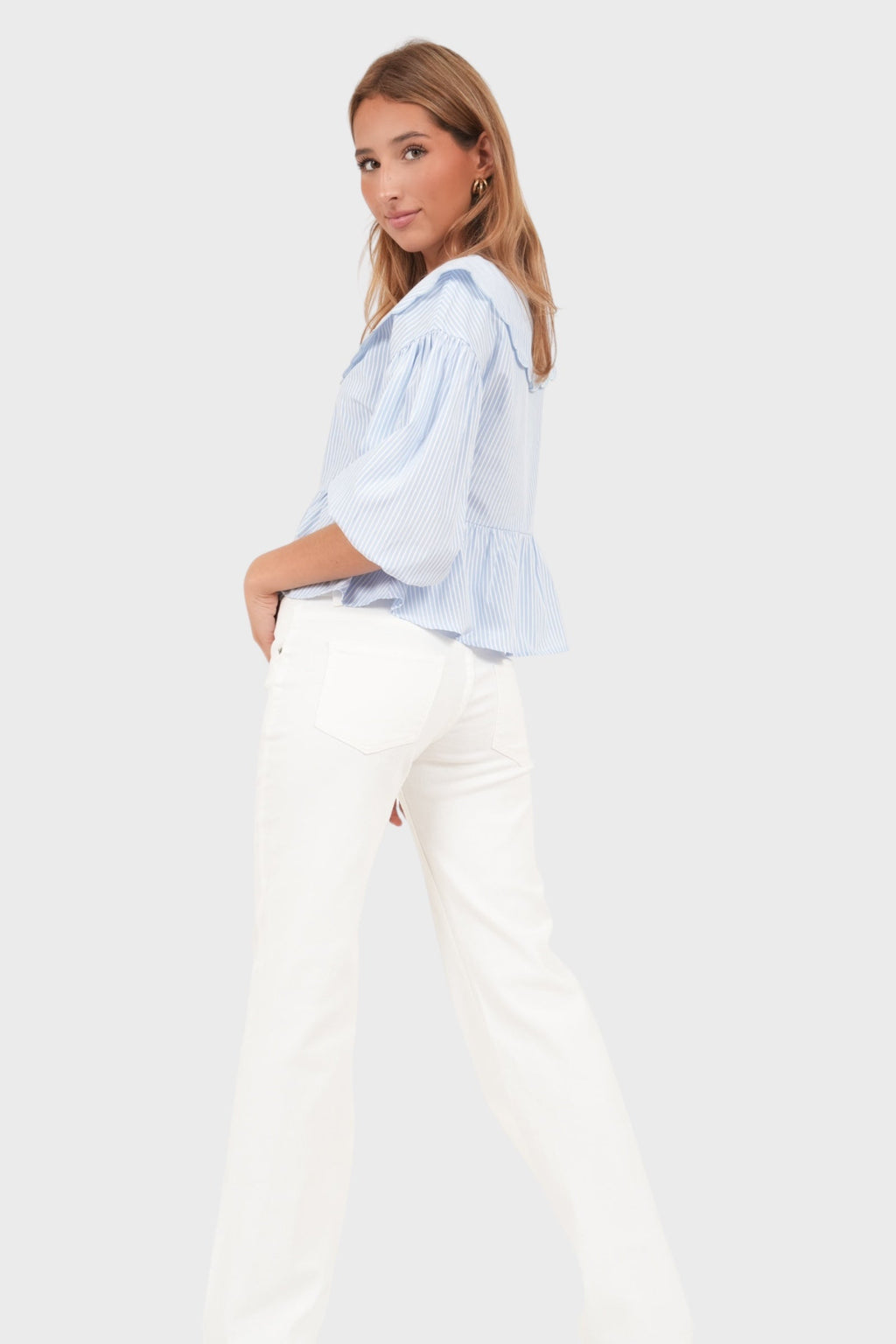 "Hazel" jeans white