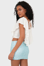 "Coast" skirt light blue