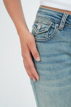 "Flared" jeans light blue