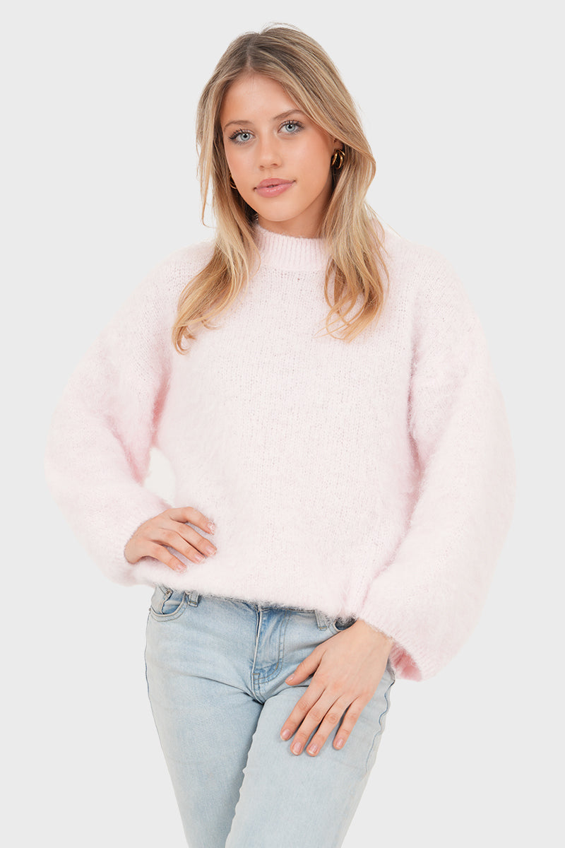 "Ame" sweater baby pink
