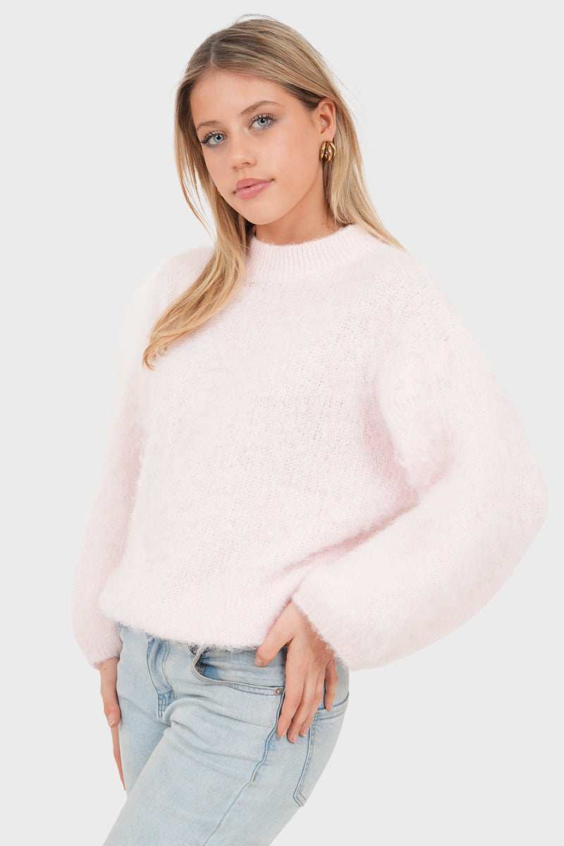 "Ame" sweater baby pink