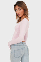 "Nola" top pink