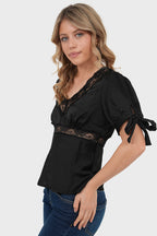"Eira" top black