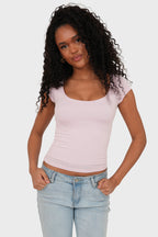 "Lola" top pink