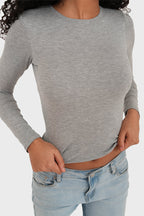 "Muse" top grey