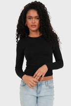 "Muse" top black