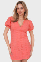 "Carly" dress coral