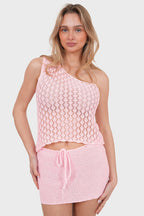"Aria" top pink
