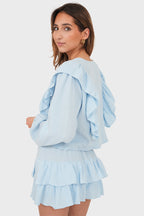 "Caya" skirt sky