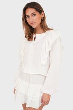 "Caya" skirt white