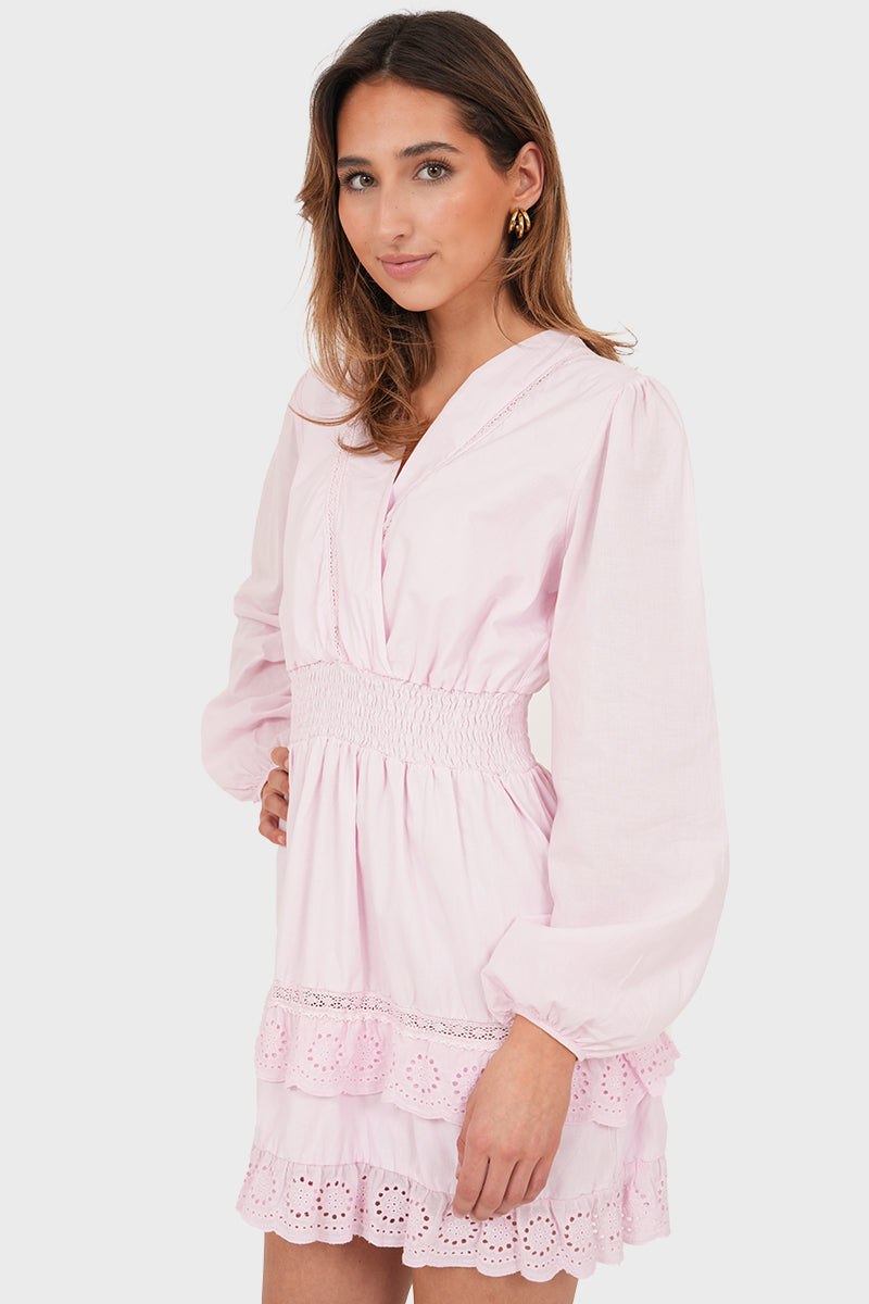 "Mira" dress pink