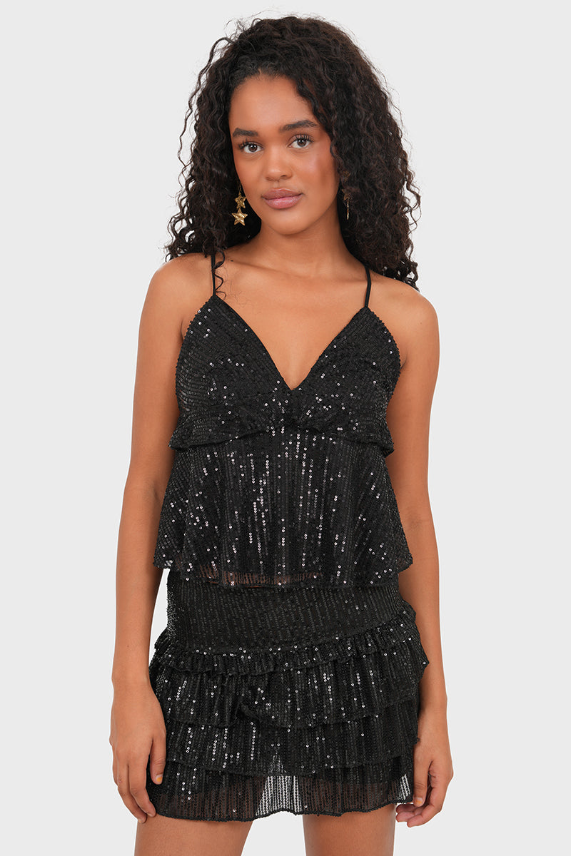 "Spark" skirt black