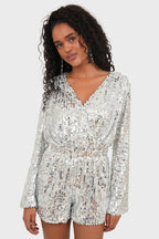 "Starlight" playsuit silver