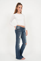 "Morgan" flared jeans dark blue