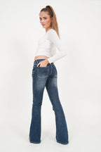 "Morgan" flared jeans dark blue