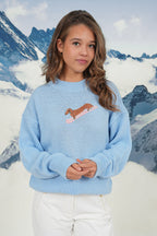 "Slope" sweater light blue