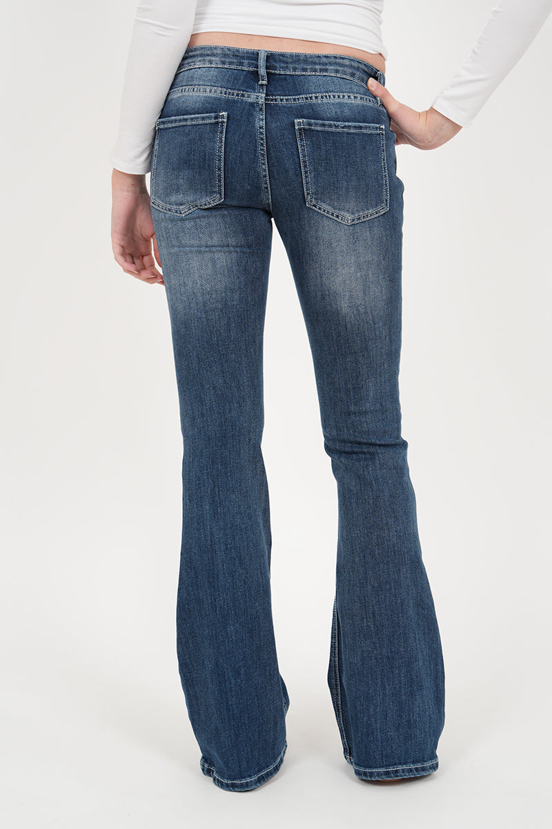 "Morgan" flared jeans dark blue