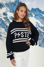 "Piste" sweater navy