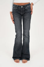 "Parker" flared jeans dark blue tall
