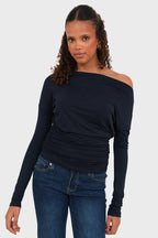 "Elodie" top navy