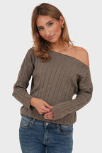 "Daphne" sweater brown