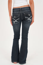 "Parker" flared jeans dark blue