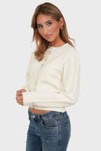 "Amelia" cardigan white