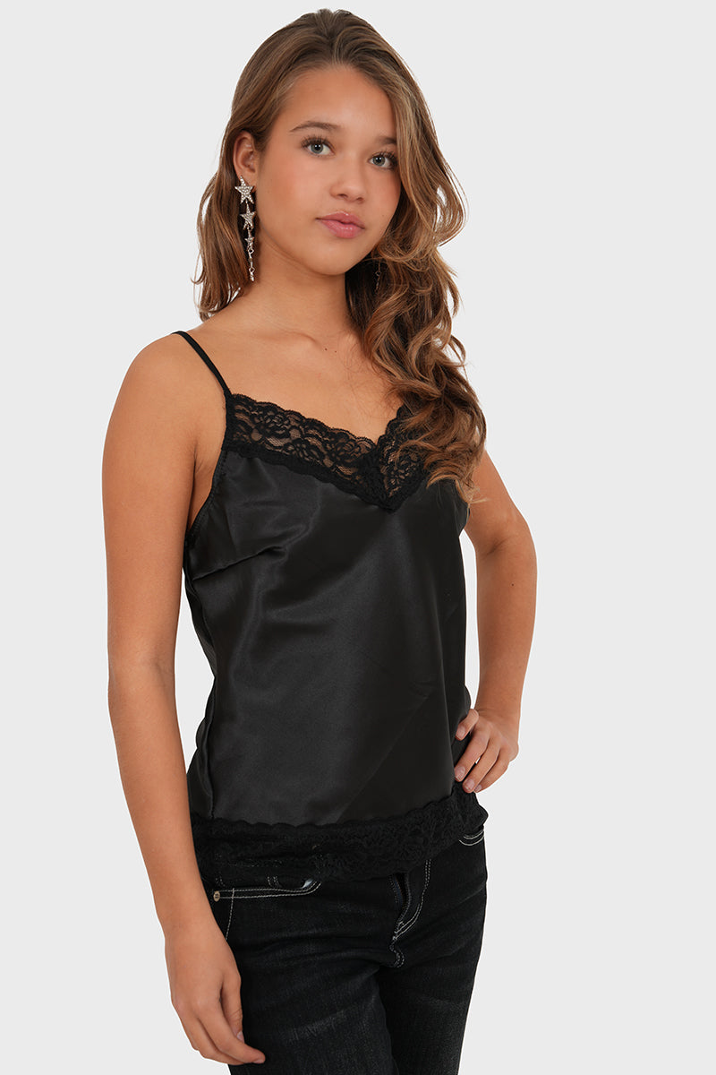 "Jolie" top black