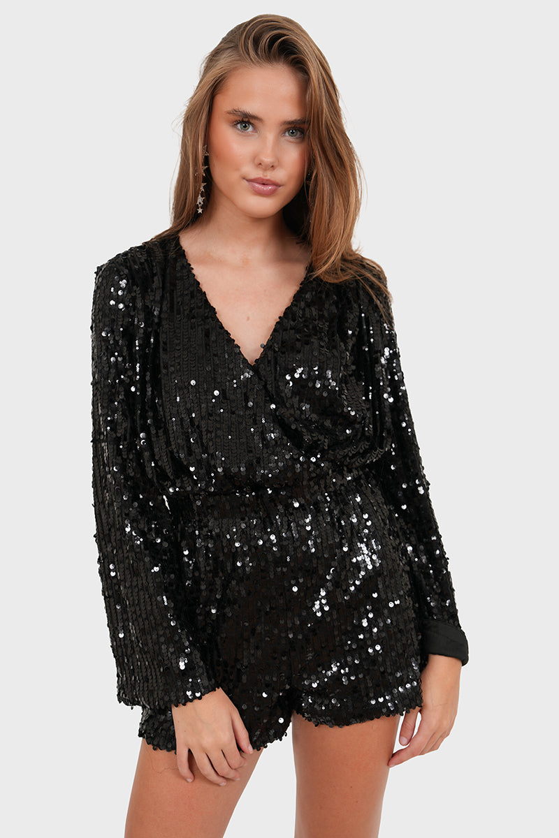 "Starlight" playsuit black