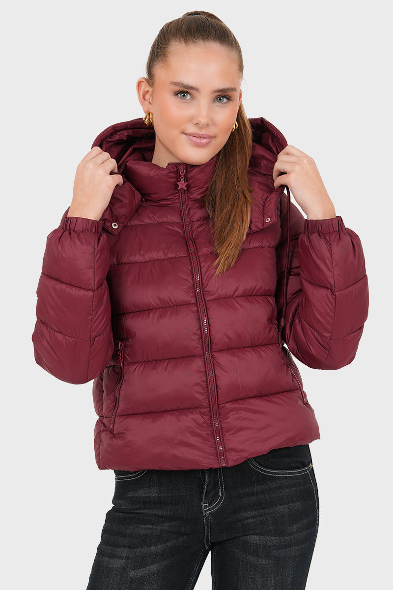 "Classic" puffer bordeaux