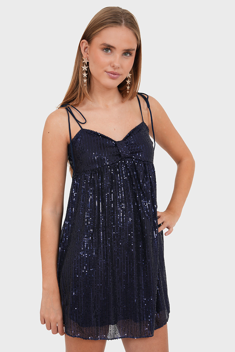 "Dazzle" dress navy