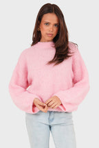 "Ame" sweater coral