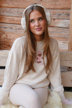 "Teddy" sweater beige
