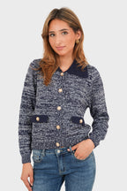 "Marine" vest navy